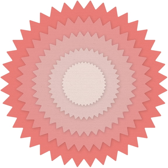 Pinked Circle Nesting Large Die Set