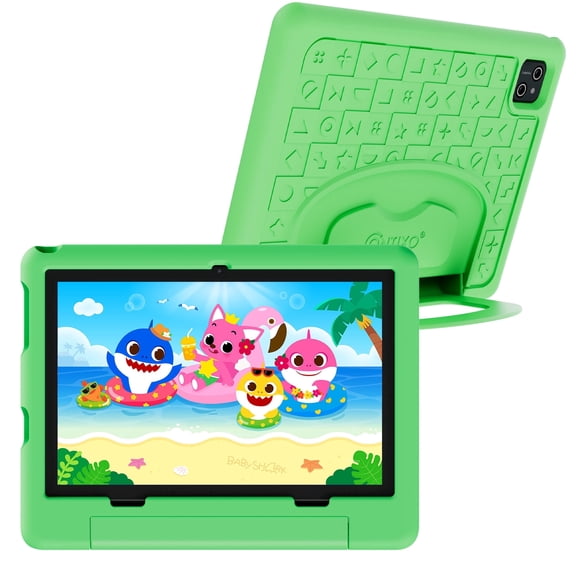Pinkfong Baby Shark A10e 10” Kids Tablet by Contixo Android 16, 32GB – Green