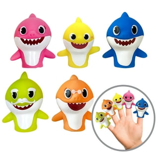 Pinkfong Baby Shark OfficialSong Puppet with Tempo Control - Daddy Shark -  Interactive Preschool Plush Toy - By WowWee