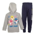 thumbnail image 1 of Pinkfong Baby Shark Fleece Pullover Hoodie and Pants Outfit Set Infant to Toddler, 1 of 5