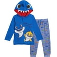 thumbnail image 1 of Pinkfong Baby Shark Infant Baby Boys Pullover Costume Hoodie and French Terry Pants Outfit Set Newborn to Little Kid, 1 of 5