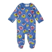 Pinkfong Baby Shark Newborn Baby Boys Fleece Zip Up Coverall Woobie Newborn to Infant