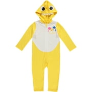 Pinkfong Baby Shark Newborn Baby Boys Zip Up Cosplay Costume Coverall Newborn to Little Kid