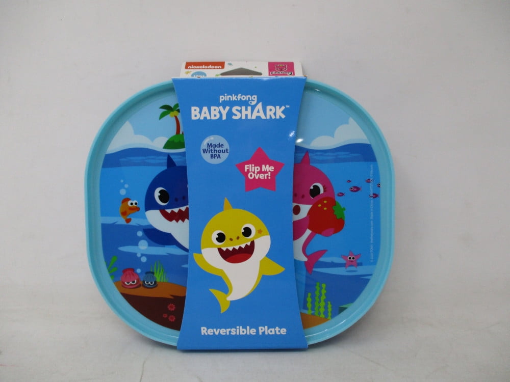 Pinkfong Baby Shark Reversible Plate