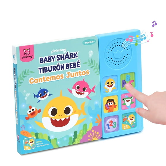 Pinkfong Baby Shark Tiburon Bebe Cantemos Juntos Sound Book (6 Button)