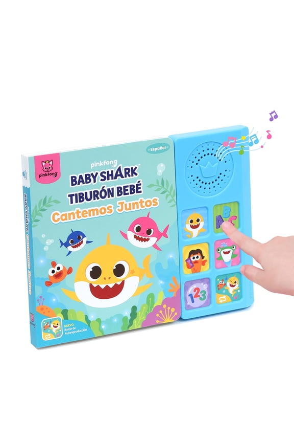 Pinkfong Baby Shark Tiburon Bebe Cantemos Juntos Sound Book (6 Button)