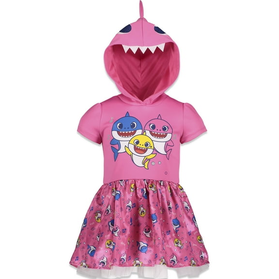 Pinkfong Baby Shark Toddler Girls Costume Dress Newborn to Little Kid