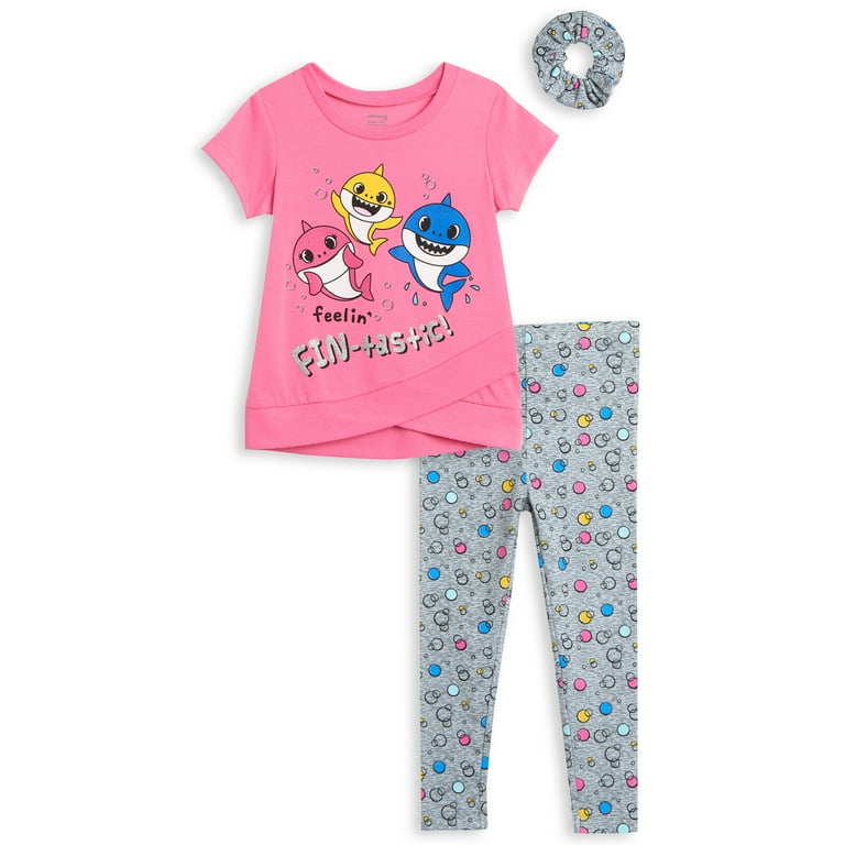 7 Pack Pinkfong Baby Shark Girls Toddler Design Print Comfort Briefs Size  18M