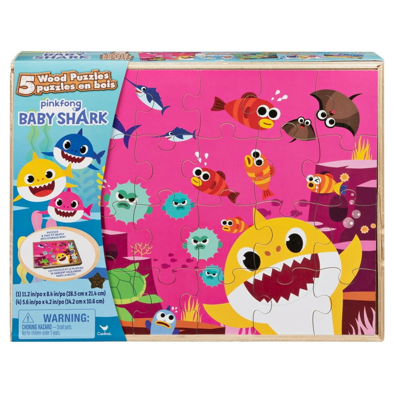 Baby shark wooden hotsell sound puzzle walmart