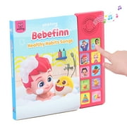 Pinkfong Bebefinn Healthy Habits Songs Sound Book 10 Button