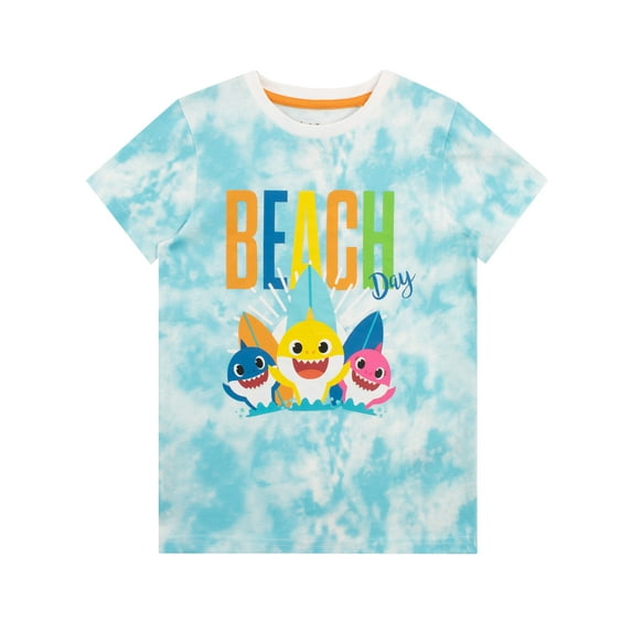 Pinkfong Boys Baby Shark Short Sleeve T-Shirt Sizes 18M-6