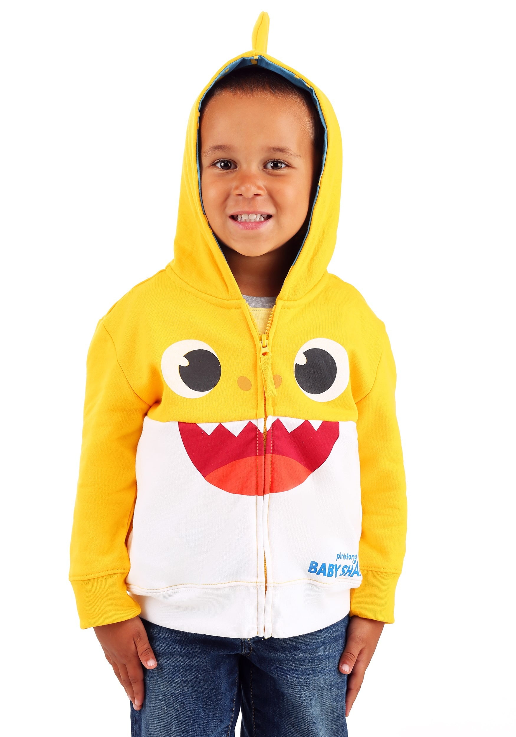 Pinkfong Boys Baby Zip Up Big Face Hoodie-Daddy Shark Blue Toddler Sizes 2T-5T, 2T Pinkfong Boys Baby Zip Up Big Face Hoodie-Daddy Shark Blue Toddler Sizes 2T-5T, 2T
