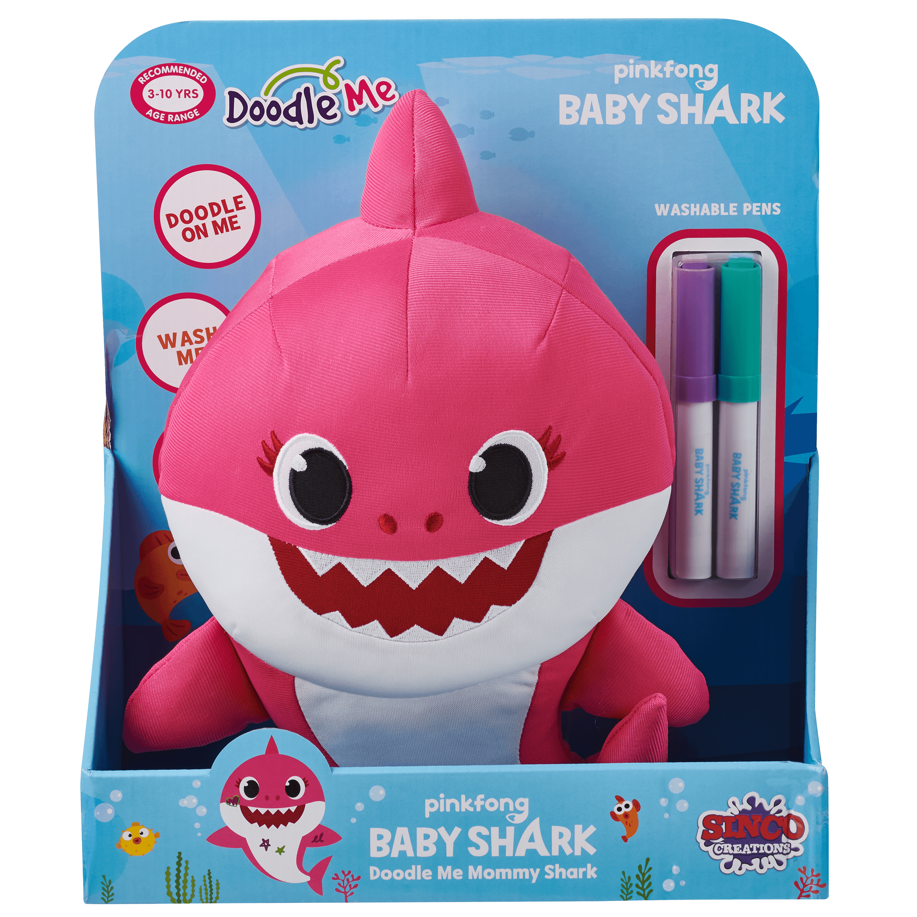 Buy Pinkfong Mommy Shark Plush Doll Online Costa Rica Ubuy