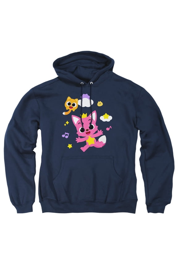 and Ninimo Clouds Adult Pull-Over Hoodie, Navy, Small