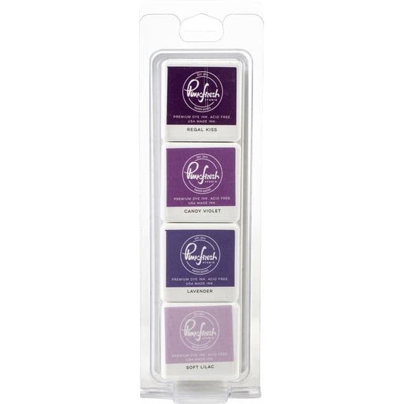 Pinkfresh Studio Premium Dye Cube Ink Pads 4 Colors