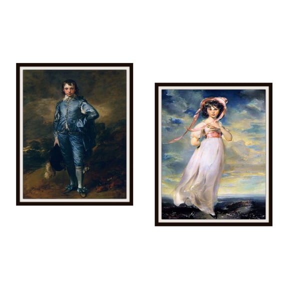 Pinkie and "Blue Boy" Museum Quality Fine Art Giclee Art Print Poster or Art Print Reproduction or Set 2