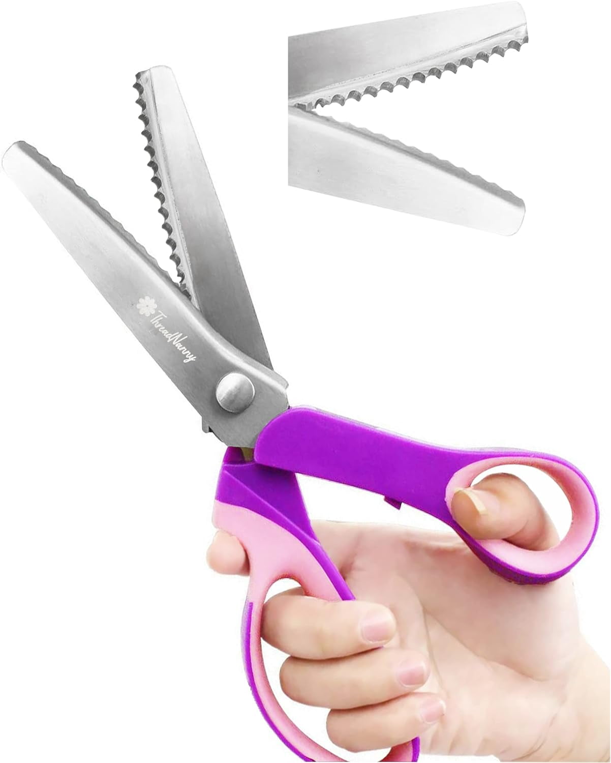 Pinking Shears For Fabric Scalloped Craft Scissors, Decorative Scissors