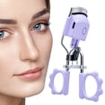 thumbnail image 1 of Pinkiou Heated Eyelash Curler Clamp USB Portable Electric Eyelash Curler 24 Hours Long Lasting with Sensing Heating Silicone Pad (purple) eyelash tools, 1 of 9