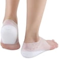 thumbnail image 1 of Pinkiou Height Increase Insole High Increase Heels Cushion Insole, Gel Heel Invisible Height Elevators, Heal Dry Cracked Heels, 1 of 8