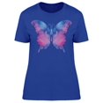 thumbnail image 1 of Pinkish Watercolor Butterfly T-Shirt Women -Image by Shutterstock, Female 3X-Large, 1 of 2
