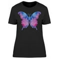 thumbnail image 1 of Pinkish Watercolor Butterfly T-Shirt Women -Image by Shutterstock, Female Medium, 1 of 2