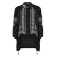 thumbnail image 1 of Pinko Bandana Print Button-Down Shirt With Adjustable Hem (Women's), 1 of 5