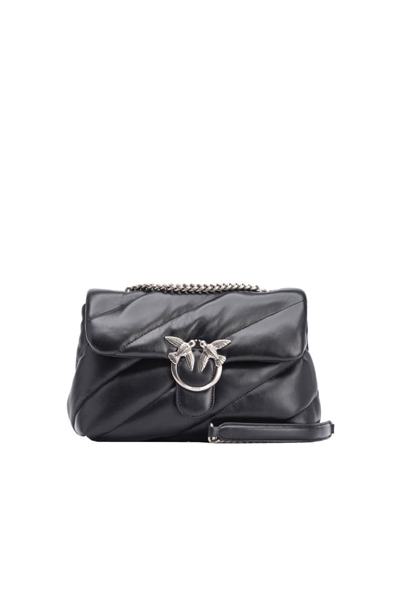 Women's 'Love Classic Puff' Crossbody Bag Black