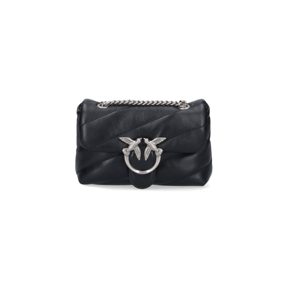 Pinko Women's "Love Puff Baby" Micro Bag – Black Black