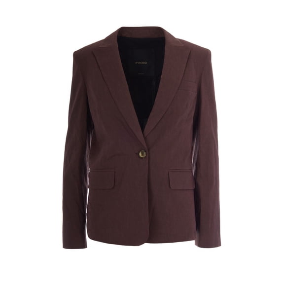 Pinko Freda Brown Linen Jacket (Women's)