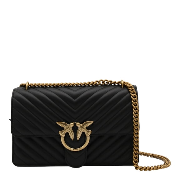 Pinko Women's 'Classic Love Bag One' Crossbody Bag Black