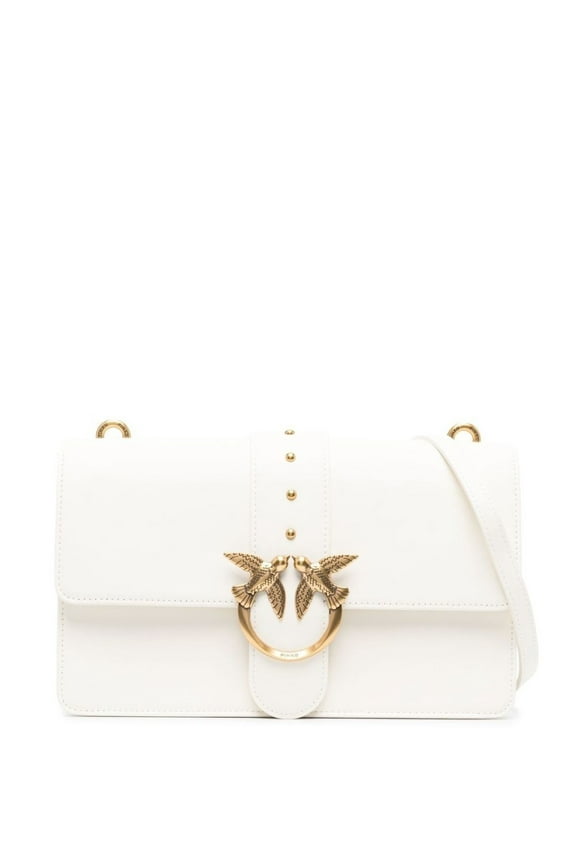 Women's Ivory Leather Shoulder Bag Neutrals