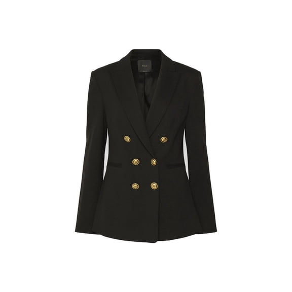 Pinko Black Double-Breasted Blazer (Women's)