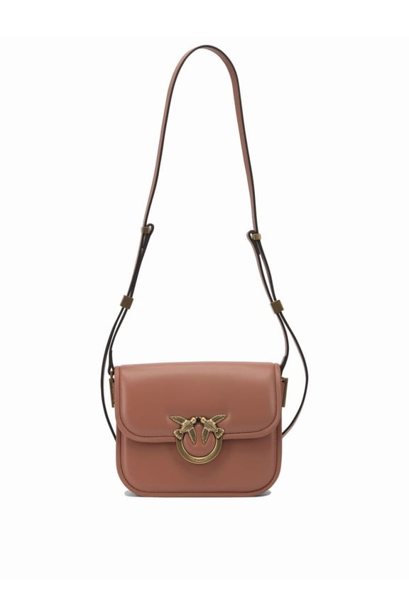 Women's Leather Crossbody Bag Brown