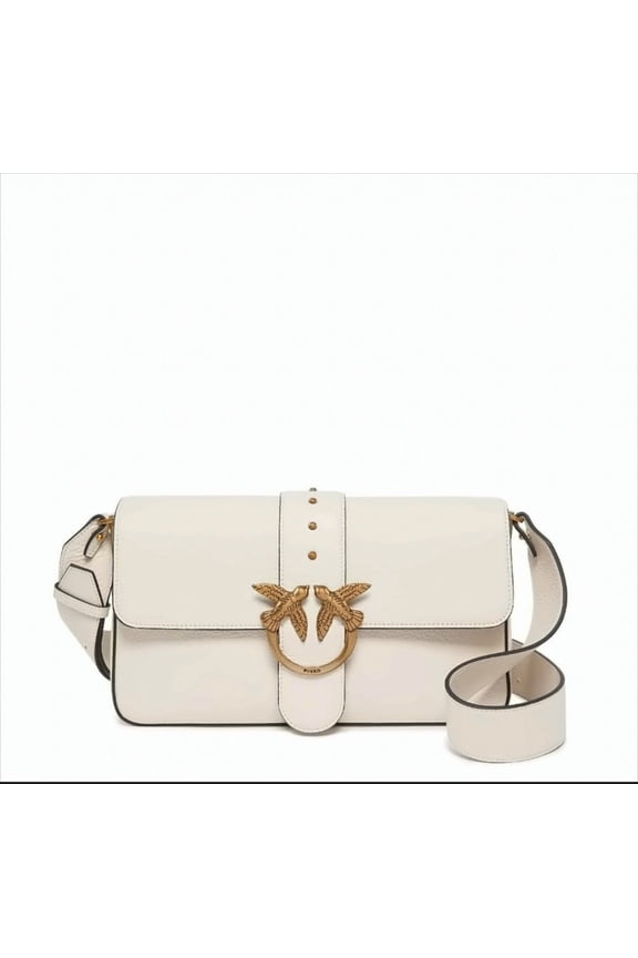 Women's Structured White Shoulder Bag White