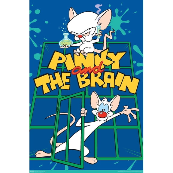 Pinky And The Brain - Key Art Wall Poster, 22.375" x 34"