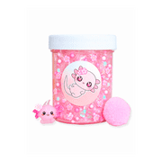 Hoshimi Slimes Pinky Axolotl Slime - Pink Clear Pigment Slime & Charms 4oz