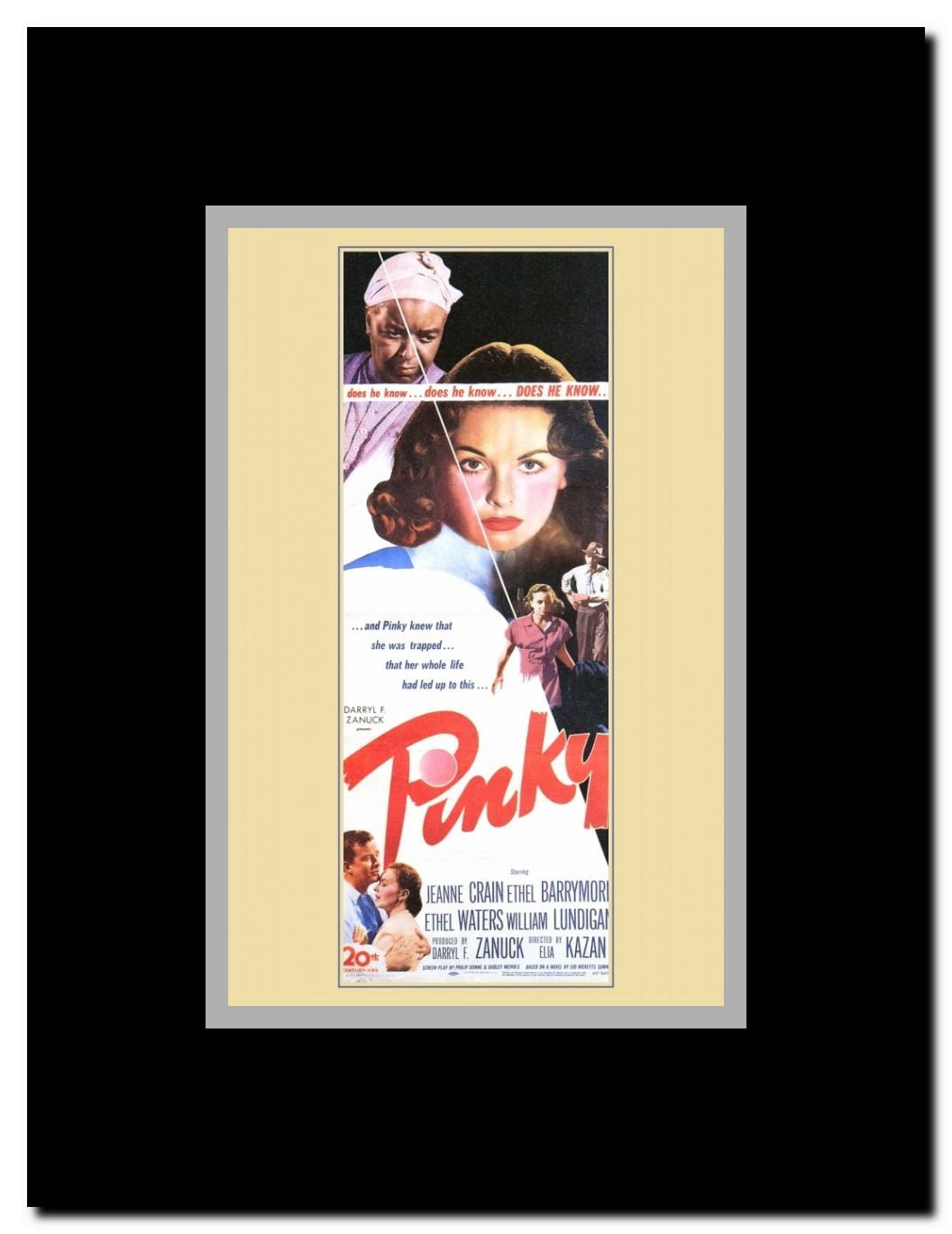Pinky Framed Movie Poster