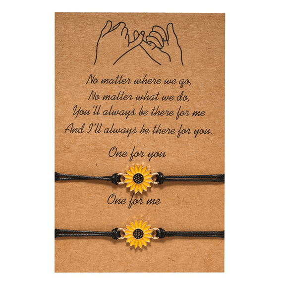 Pinky Promise Bracelets (Sunflower)