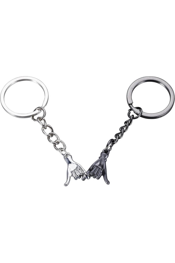 Pinky Promise Gift Couples Matching Gifts for Boyfriend Girlfriend Best Friend Anniversary for Him Her Husband Wife Matching Keychains for Couples Birthday Christmas Easter Basket Stuffers for Adults