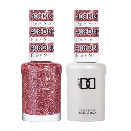 Pinky Star #408 & Matching Polish Set - DND Gel & Lacquer