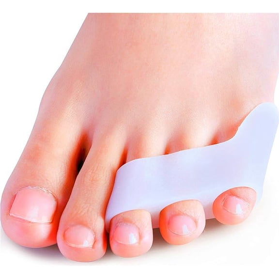 Pinky Toe Separator and Protectors for Overlapping Toe, Curled Pinky Toes-10pack