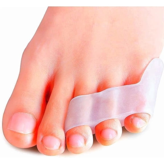 Pinky Toe Separator and Protectors for Overlapping Toe, Curled Pinky Toes-10pack