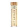 thumbnail image 1 of Pinky Up Blair Loose Leaf Tea Double Walled Travel Infuser Mug, Arabesque Gold, 1 of 9