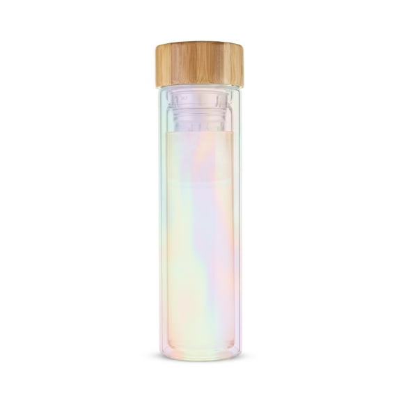 Pinky Up Blair Travel Infuser Mug, Loose Leaf Tea Tumbler, 16oz, Iridescent