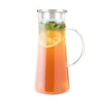thumbnail image 1 of Pinky Up Charlie Glass Iced Tea Carafe, Juice, Lemonade Pitcher, 1.5 liter, 1 of 7