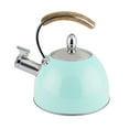 thumbnail image 1 of Pinky Up Presley Tea Kettle, Stovetop Whistling Kettle, 70 oz, Light Blue, 1 of 4