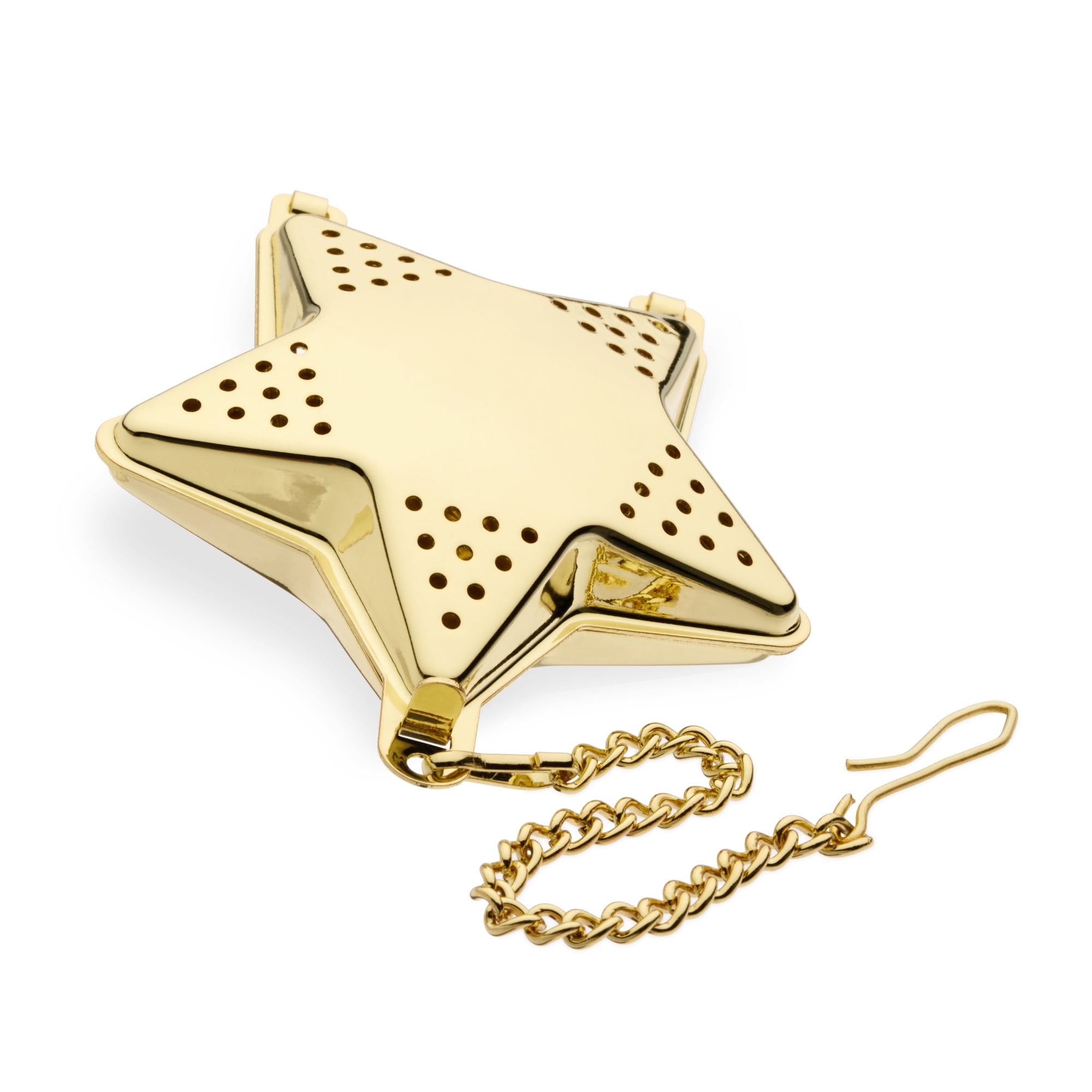 Gold Star Shaped Stainless Steel Tea Infuser