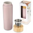 thumbnail image 1 of Pinky Up Tatyana Ceramic Travel Tea Mug with Infuser and Lid Lavender 12oz, 1 of 8