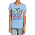thumbnail image 1 of Pinky and The Brain Campaign Women's T Shirt, Light Blue, 2X-Large, 1 of 6
