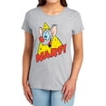 thumbnail image 1 of Pinky and The Brain Narf Women's T Shirt, Athletic Heather, Small, 1 of 6